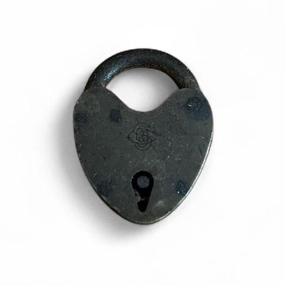 Vintage Heart-Shaped Padlock